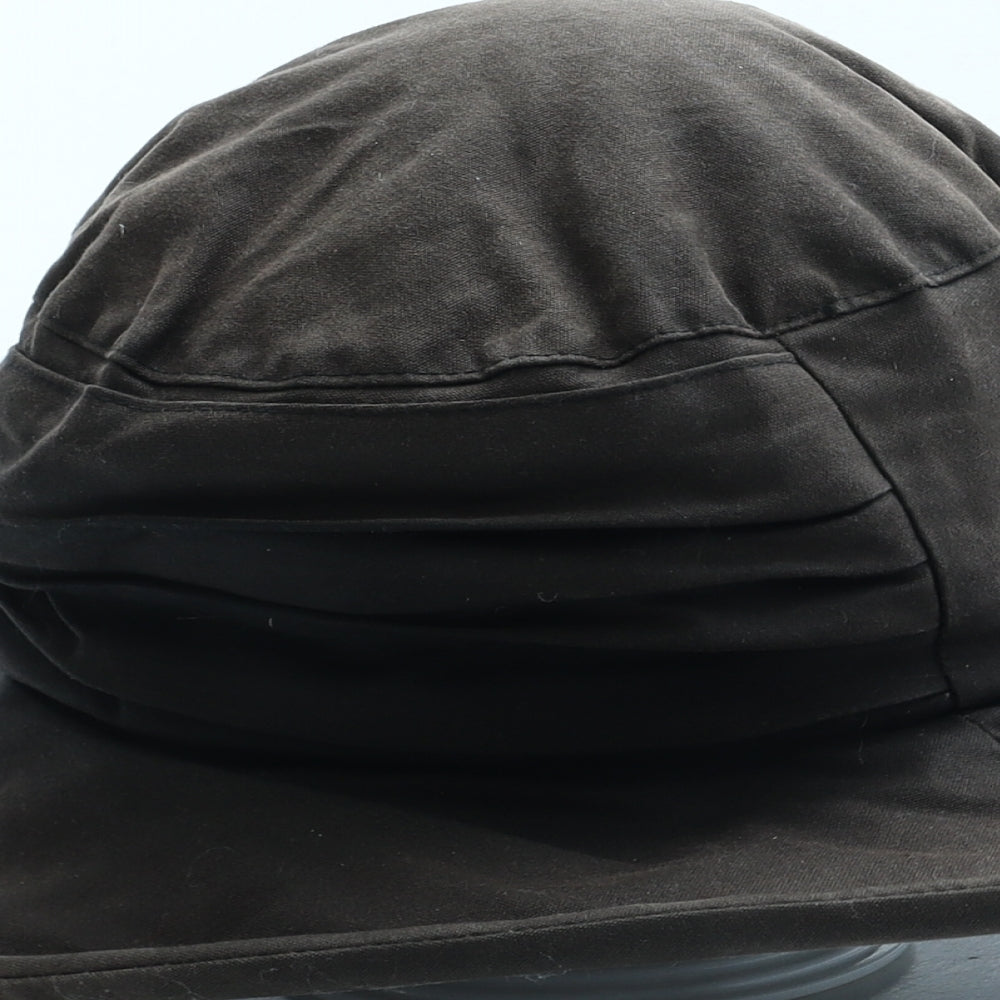 Olney Womens Brown 100% Cotton Cloche One Size