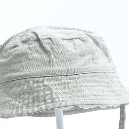 F&F Girls Beige 100% Cotton Bucket Hat Size S