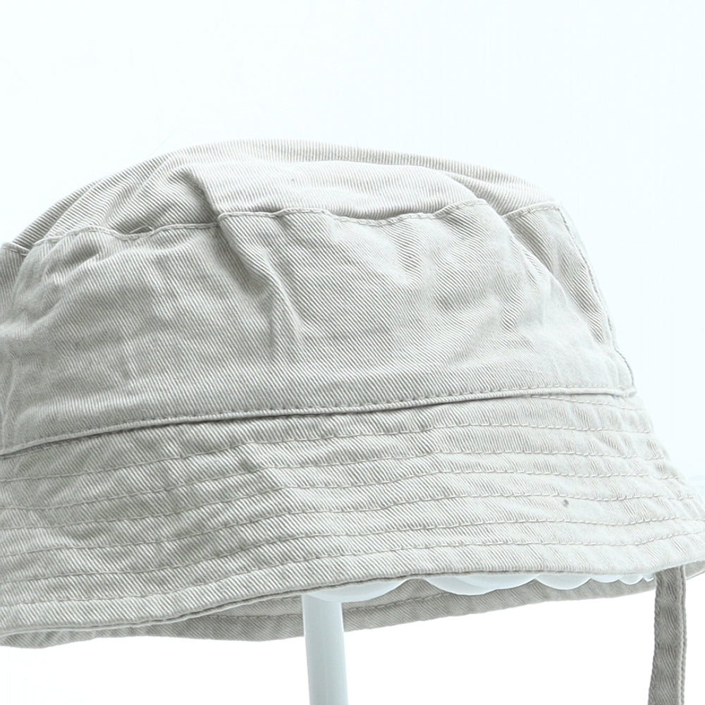 F&F Girls Beige 100% Cotton Bucket Hat Size S