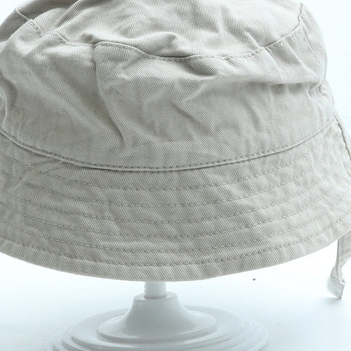 F&F Girls Beige 100% Cotton Bucket Hat Size S