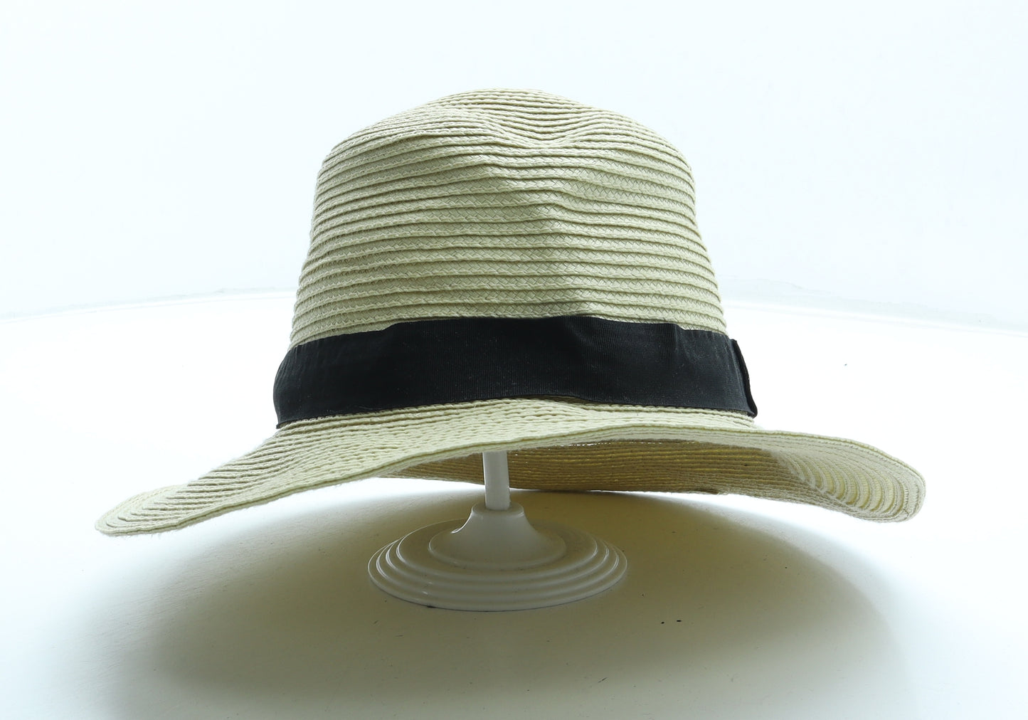 Topshop Womens Beige Paper Panama Hat One Size