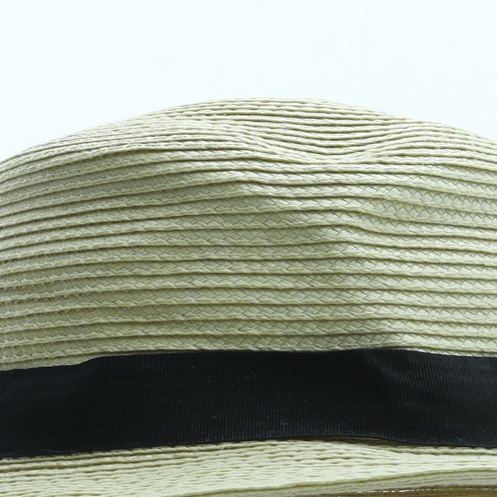 Topshop Womens Beige Paper Panama Hat One Size