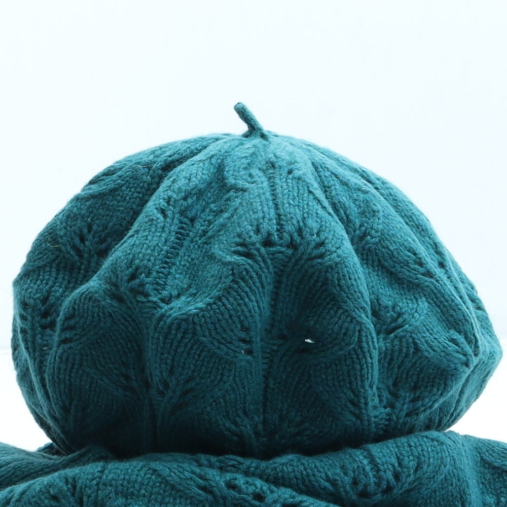 Seasalt Cornwall Womens Blue Wool Beret One Size