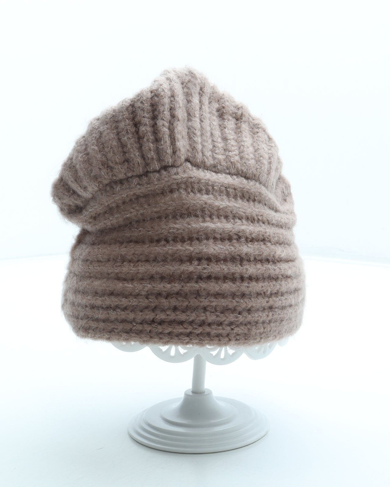 Primark Womens Pink Acrylic Beanie One Size - Turban Style