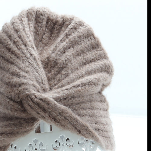 Primark Womens Pink Acrylic Beanie One Size - Turban Style