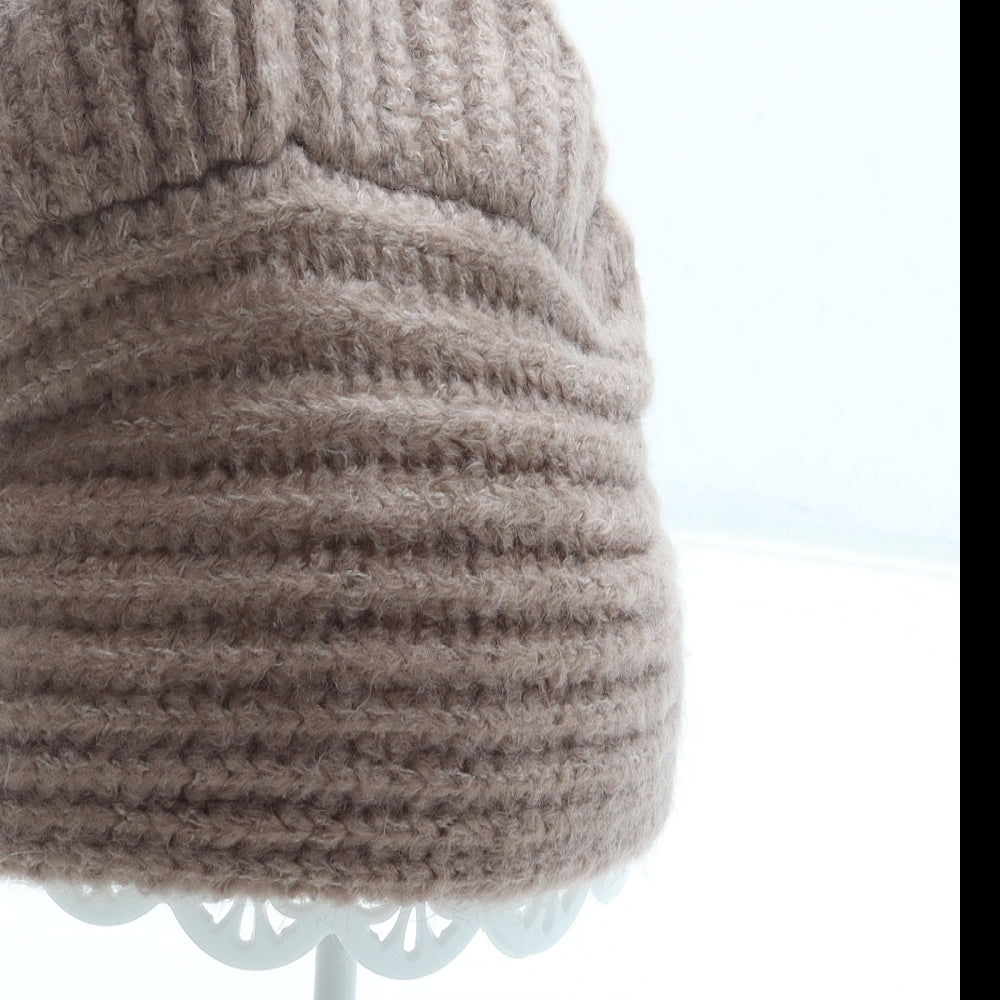 Primark Womens Pink Acrylic Beanie One Size - Turban Style