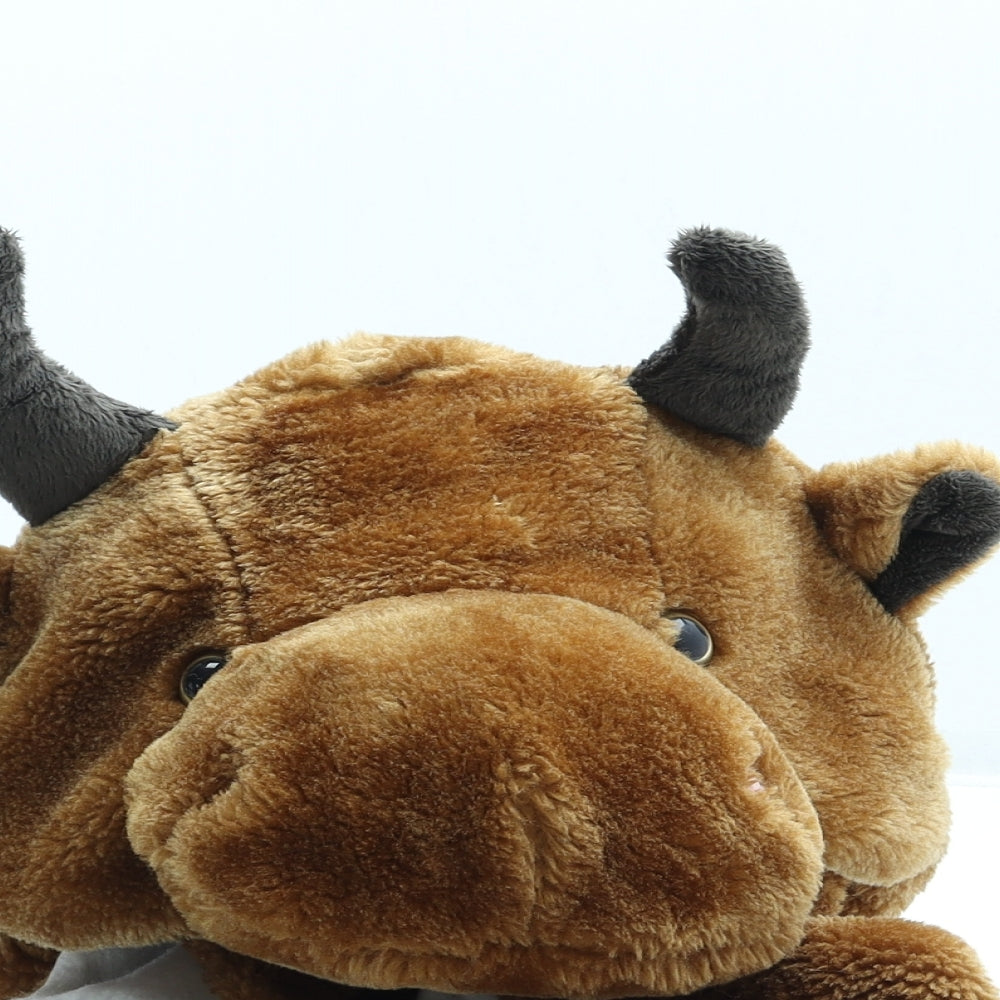 Preworn Boys Brown Polyester Bonnet One Size - Bull