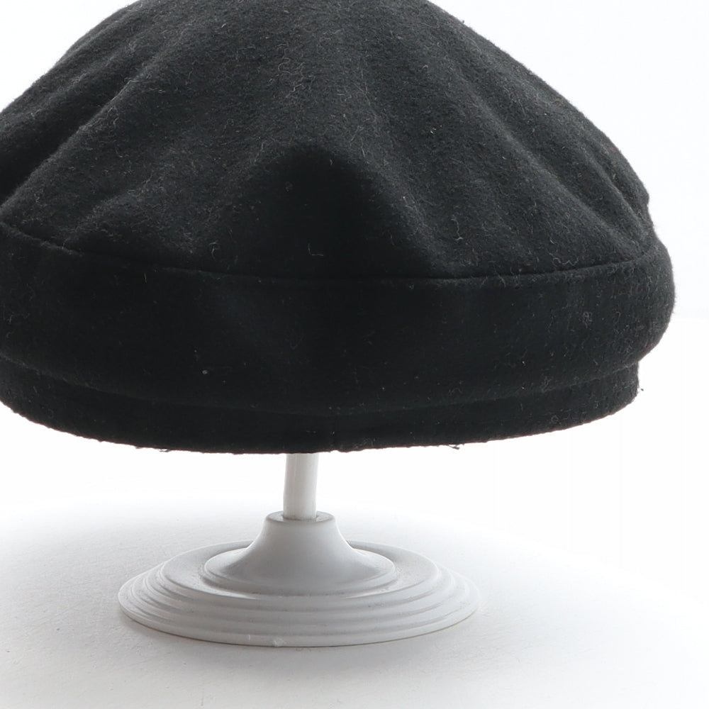 Preworn Womens Black Polyester Peaked Cap One Size - Chain detail, Lion detail