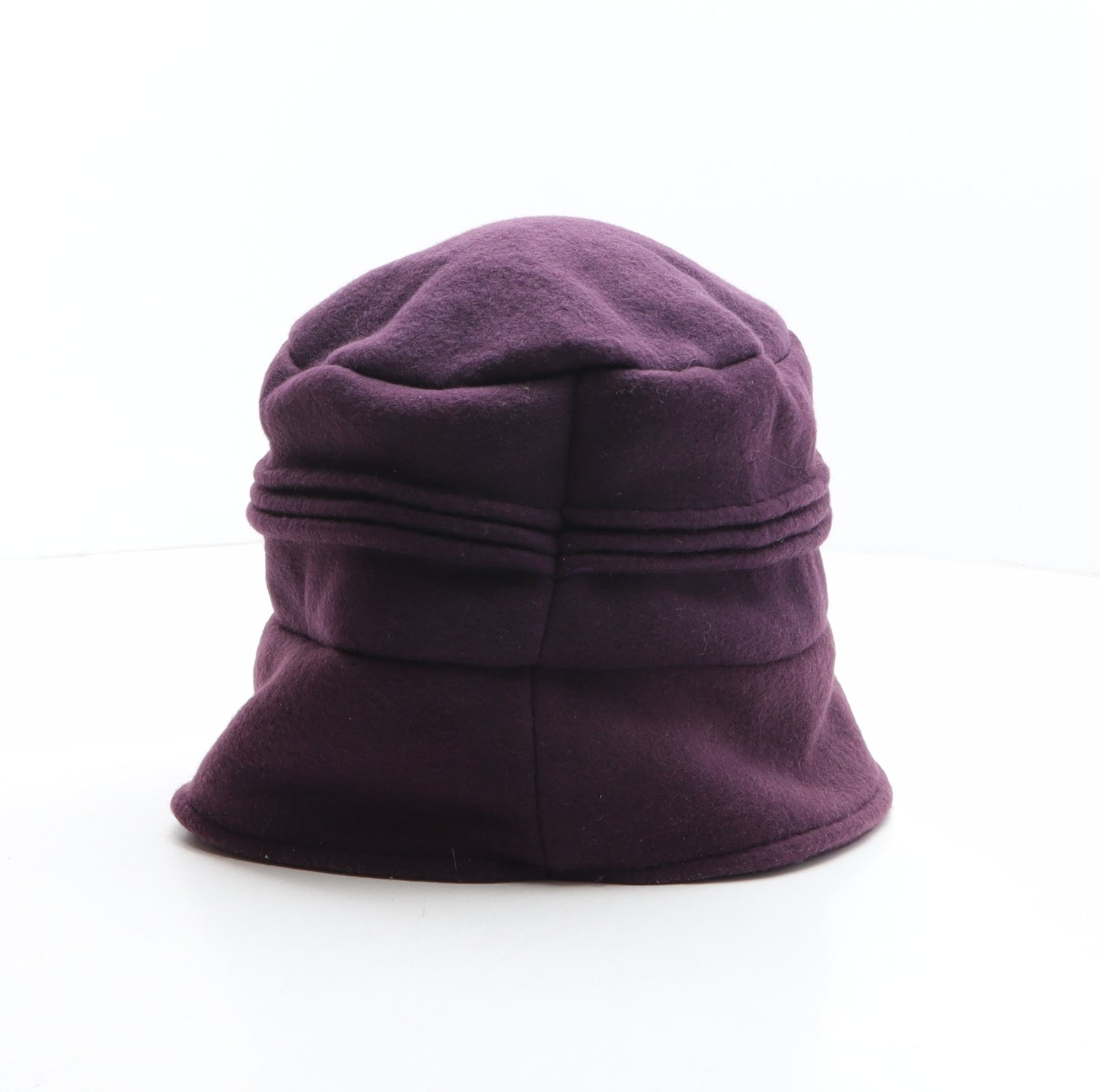 Preworn Womens Purple Polyester Cloche One Size