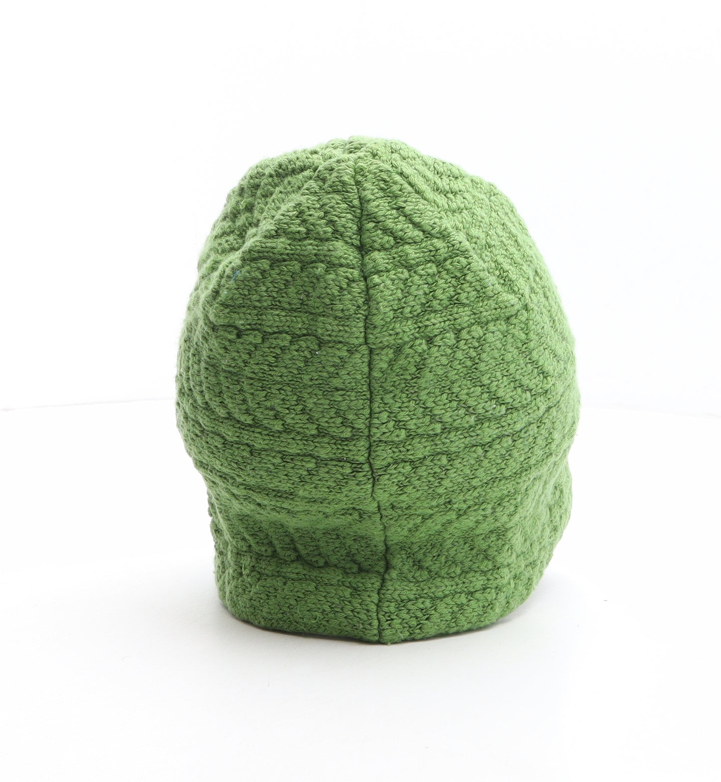 MoonShadow Womens Green 100% Wool Beanie One Size