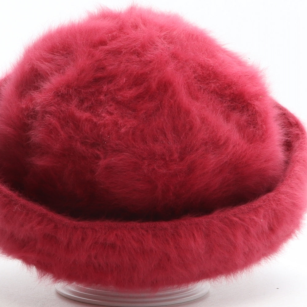 Kangol Womens Red Angora Cloche One Size