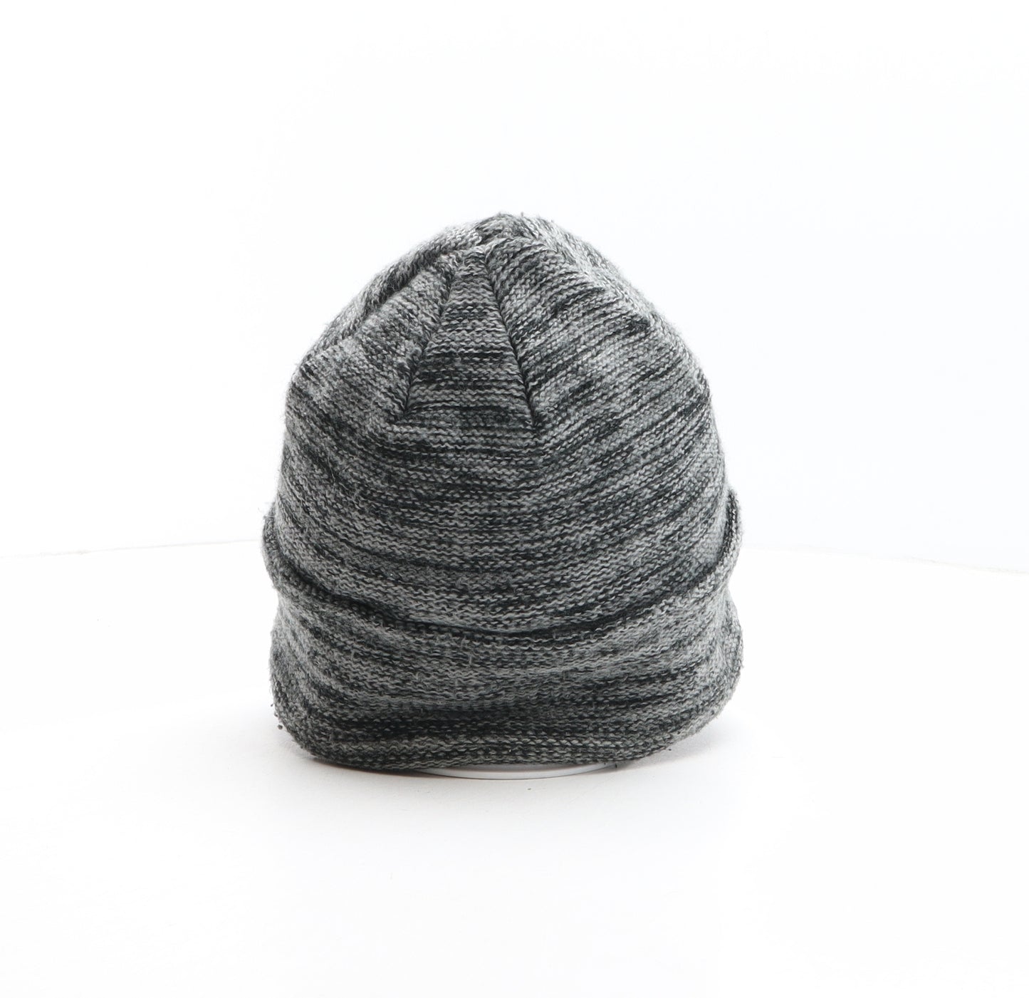 NYC Mens Grey Acrylic Beanie One Size - NYC