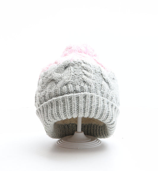 Preworn Womens Multicoloured Acrylic Bobble Hat One Size