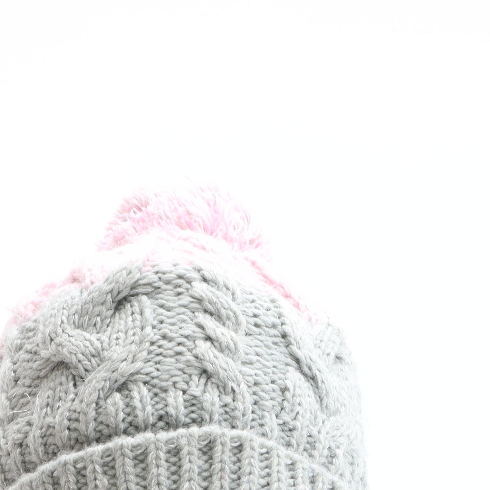 Preworn Womens Multicoloured Acrylic Bobble Hat One Size