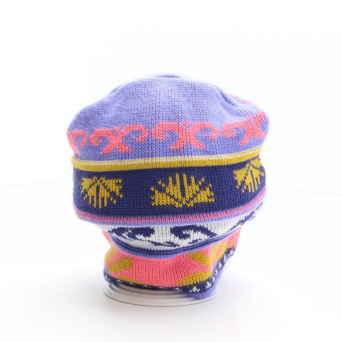 Rodeo Womens Multicoloured Fair Isle Acrylic Beanie One Size