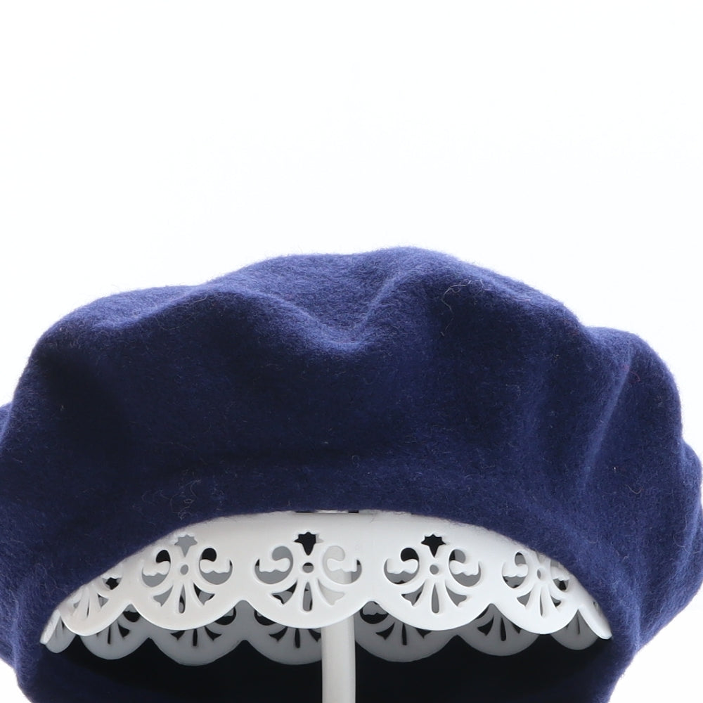 Kangol Womens Blue 100% Wool Beret One Size