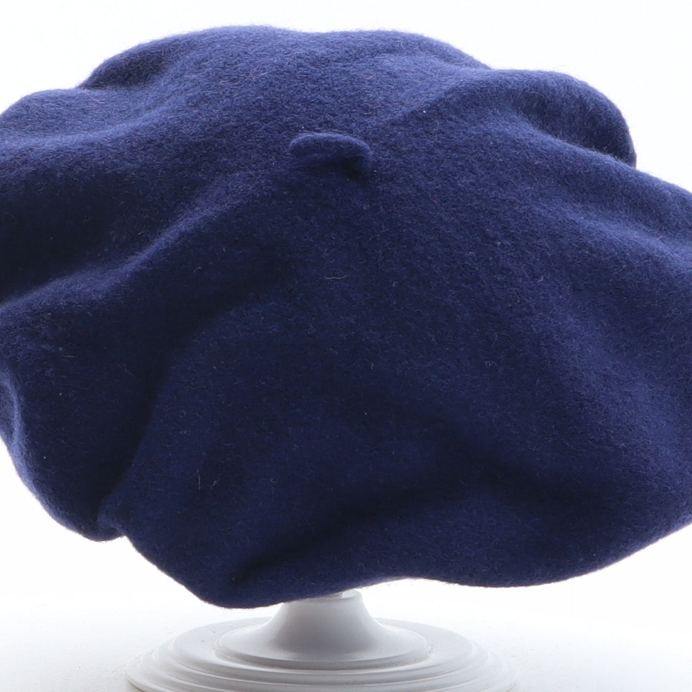 Kangol Womens Blue 100% Wool Beret One Size