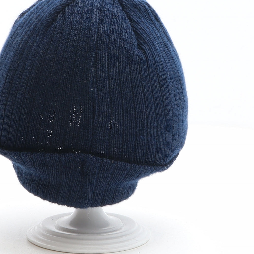 F&F Boys Blue Polyester Beanie One Size