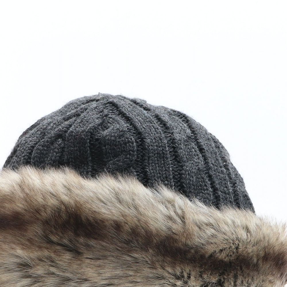 Mountain Warehouse Mens Black Polyester Beanie One Size