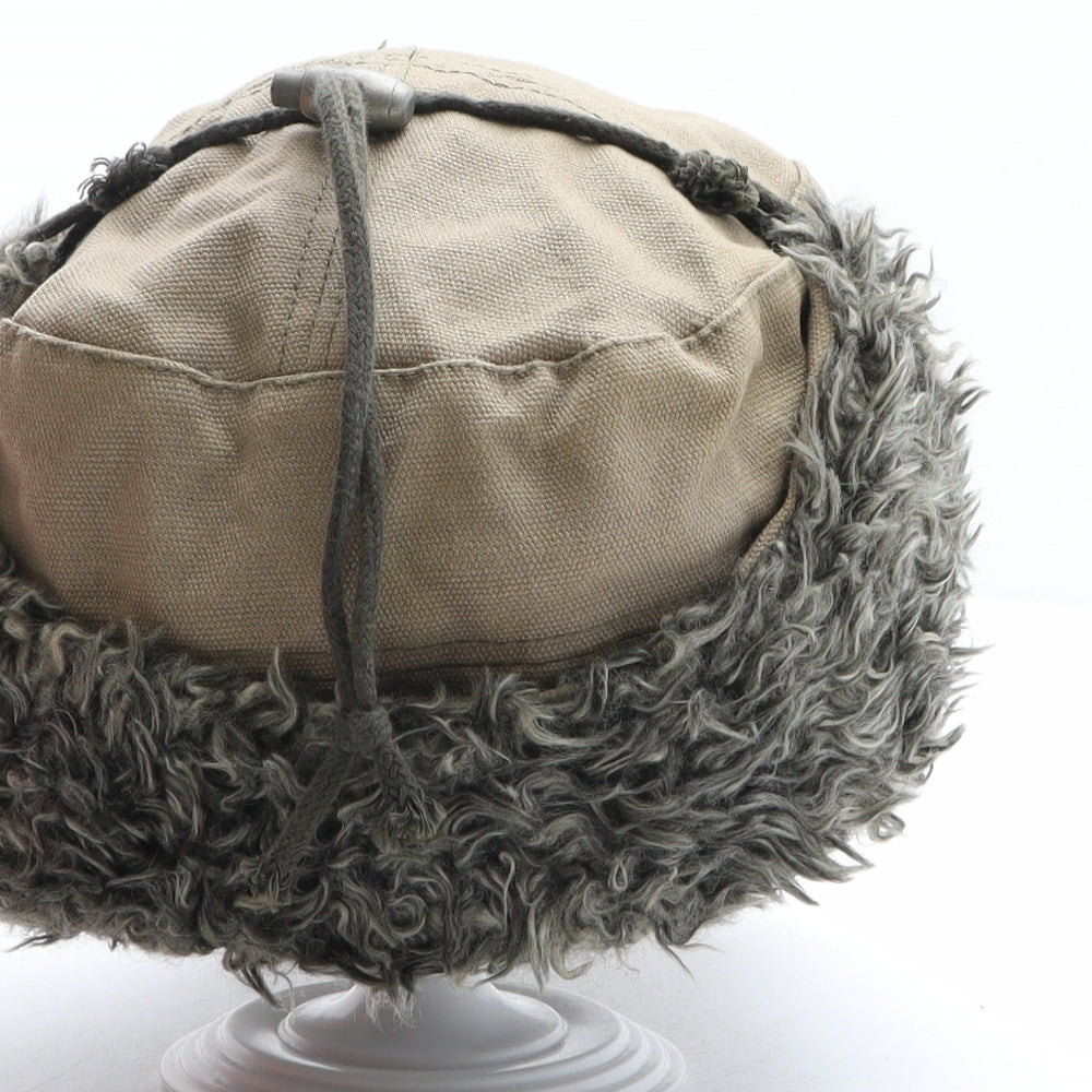 F&F Mens Beige Cotton Baseball Cap Size L