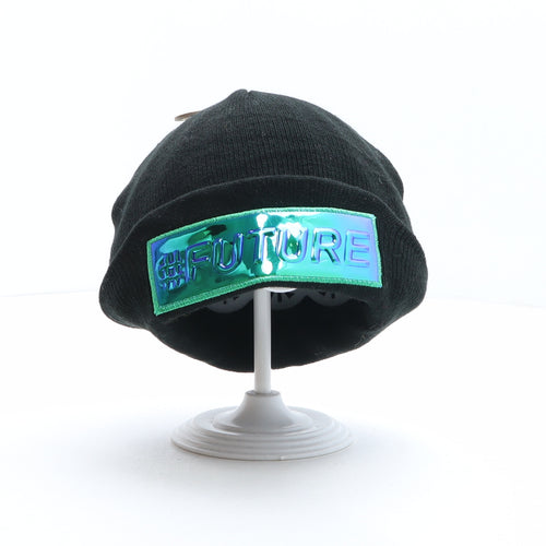 PEP&CO Boys Black Acrylic Beanie One Size - #FUTURE