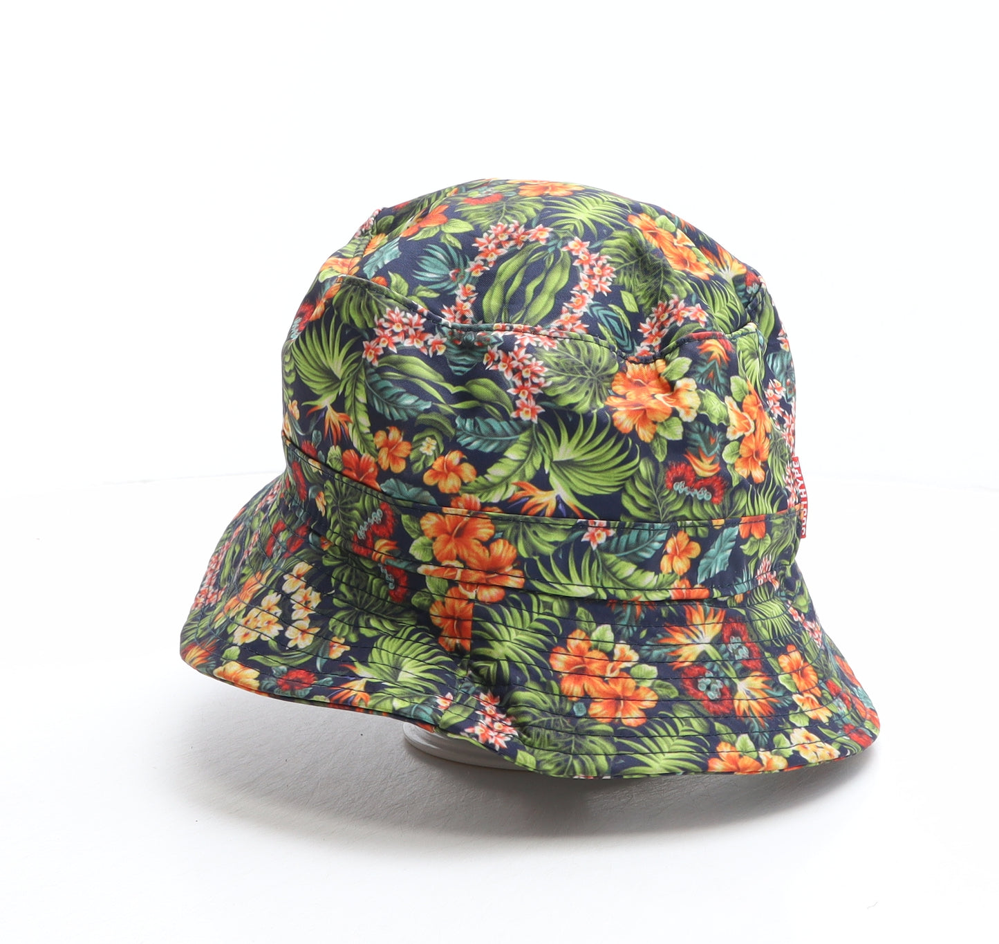 Just Hype Mens Multicoloured Floral Polyester Bucket Hat One Size