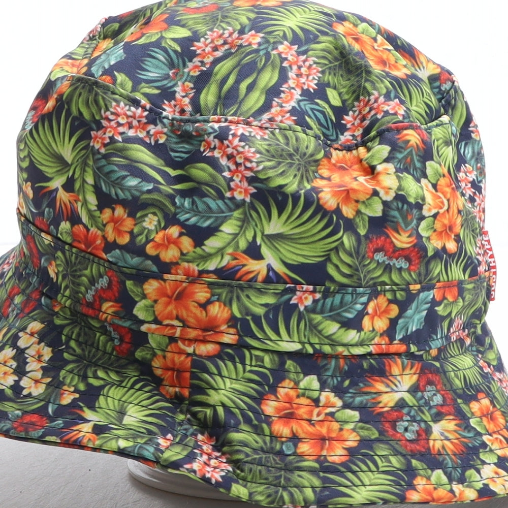 Just Hype Mens Multicoloured Floral Polyester Bucket Hat One Size