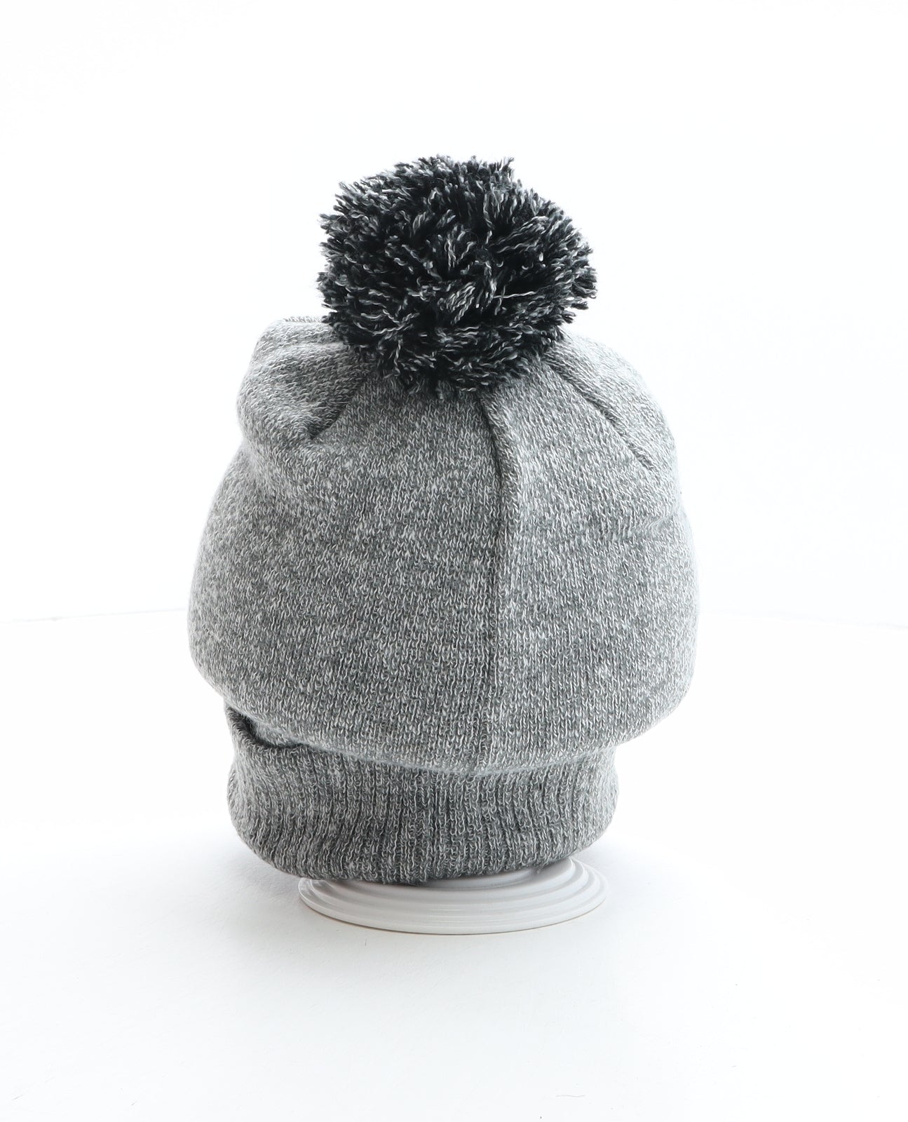 Beechfield Mens Grey Polyester Beanie One Size - Liverpool, Pom Pom