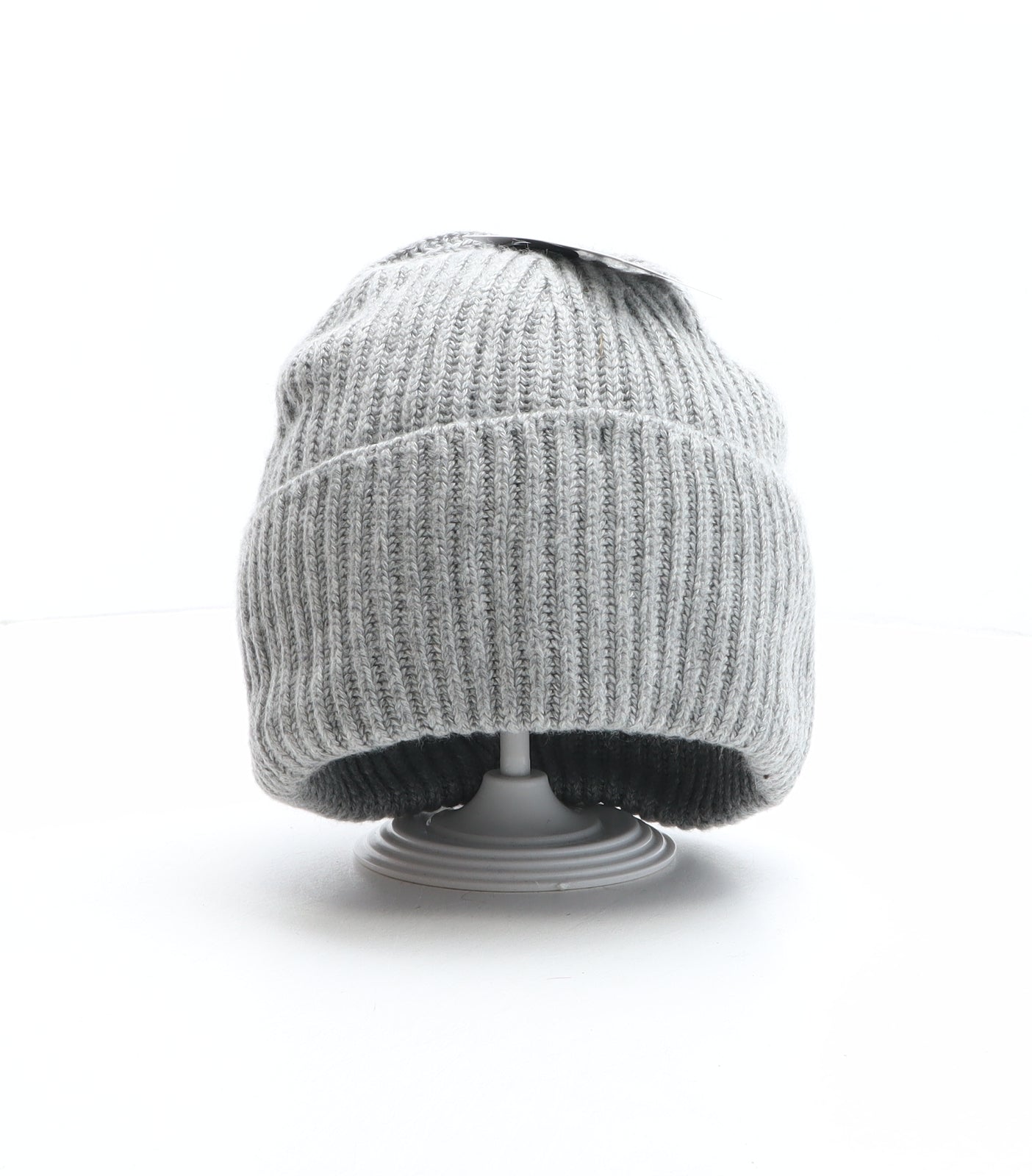 H&M Mens Grey Polyamide Beanie One Size