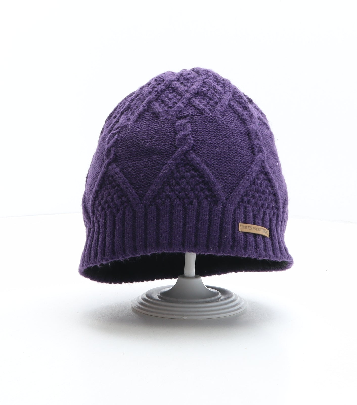 Trespass Womens Purple Acrylic Beanie One Size