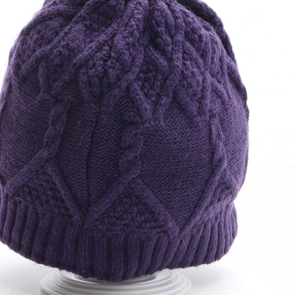 Trespass Womens Purple Acrylic Beanie One Size