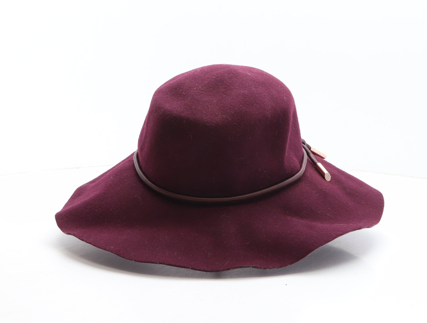 Ted Baker Womens Purple 100% Wool Fedora One Size