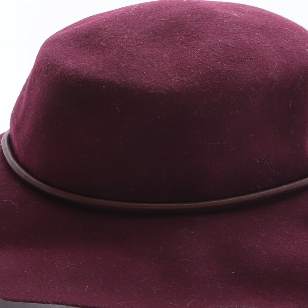 Ted Baker Womens Purple 100% Wool Fedora One Size