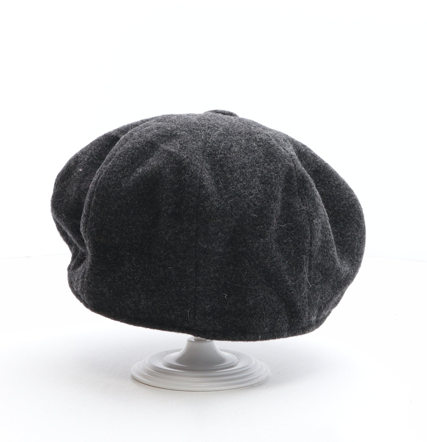 Marks and Spencer Mens Grey Wool Newsboy Cap Size L