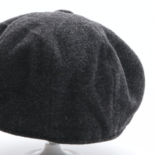 Marks and Spencer Mens Grey Wool Newsboy Cap Size L