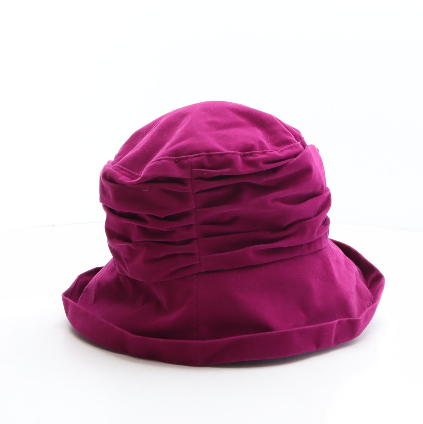 Proppa Toppa Womens Purple Polyester Cloche One Size - Detachable Flower Detail