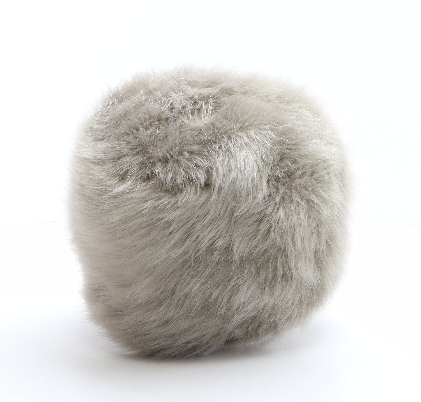 Preworn Womens Grey Polyester Cossack One Size - Faux Fur