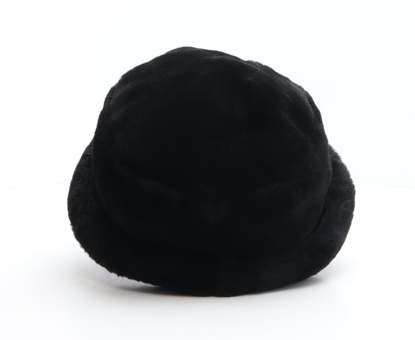 Hat Box Womens Black Modacrylic Cloche One Size