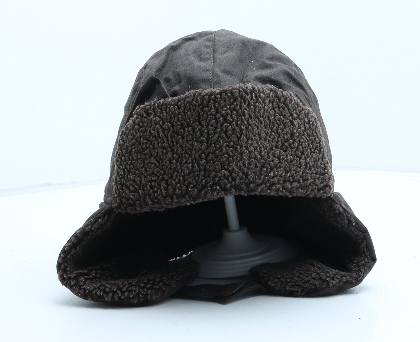 Matalan Mens Brown Cotton Trapper Hat One Size
