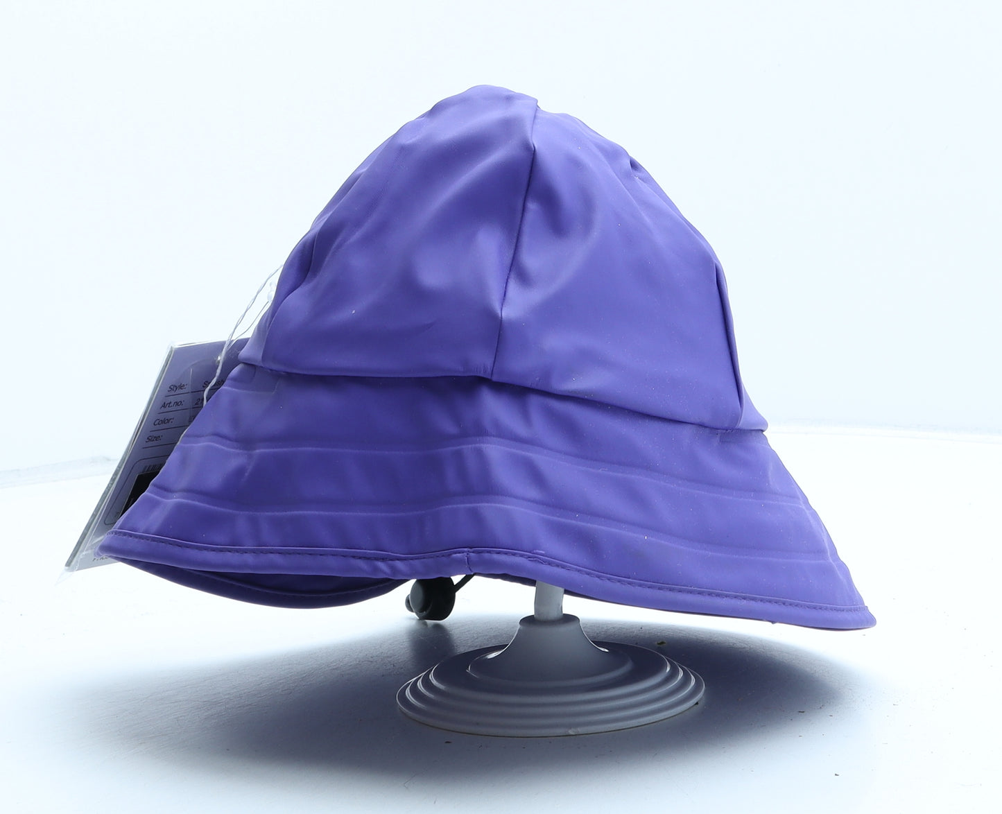 Skogstad Womens Purple Polyurethane Bucket Hat One Size