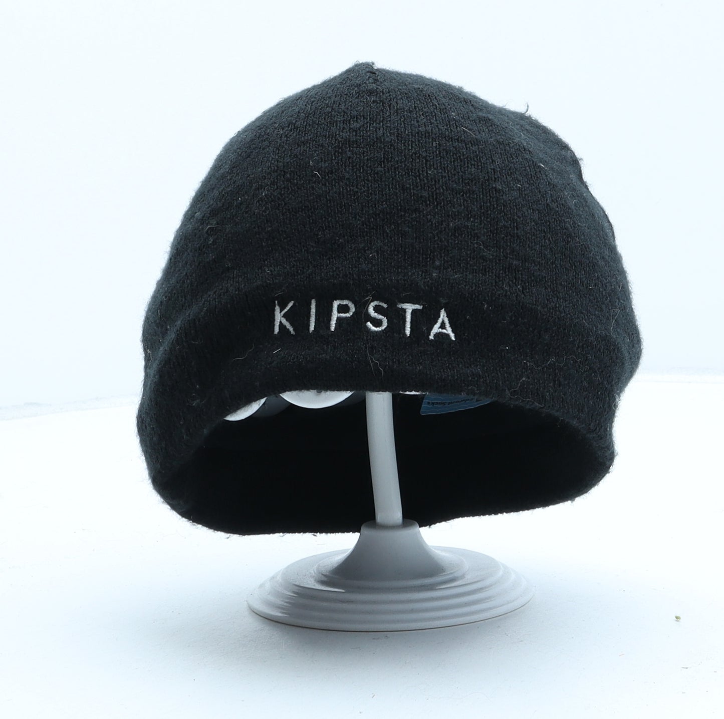 Kipsta Boys Black Acrylic Beanie One Size