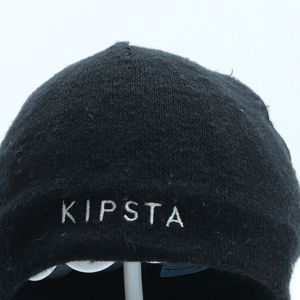 Kipsta Boys Black Acrylic Beanie One Size