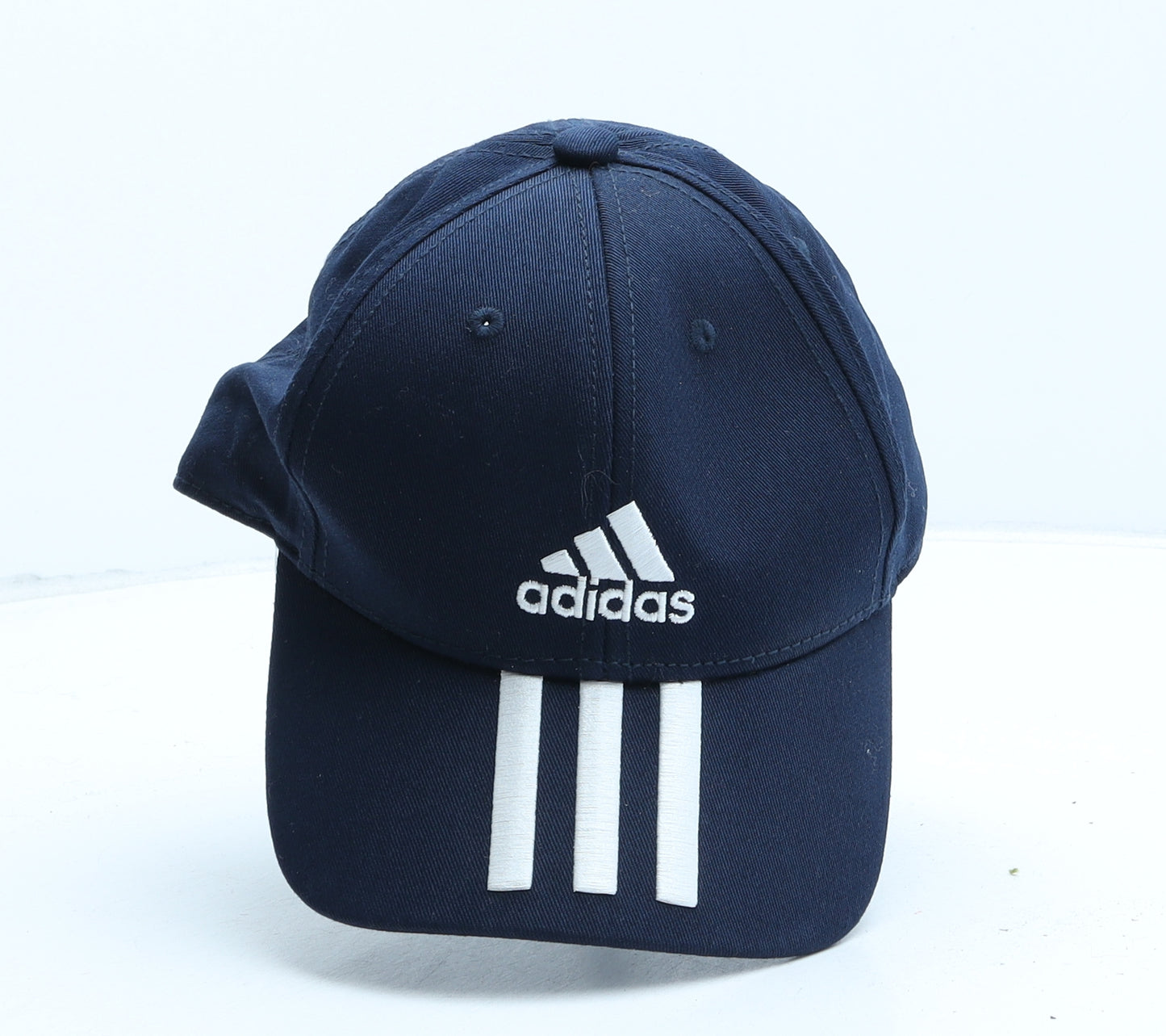 adidas Boys Blue Cotton Baseball Cap One Size