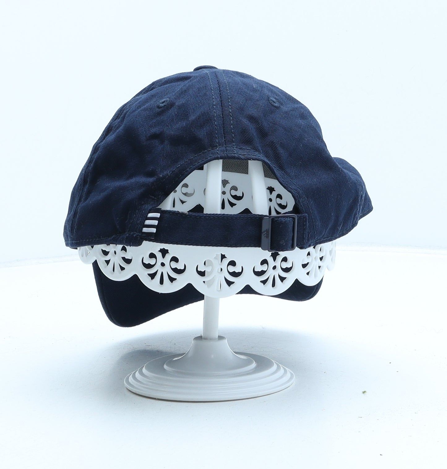 adidas Boys Blue Cotton Baseball Cap One Size