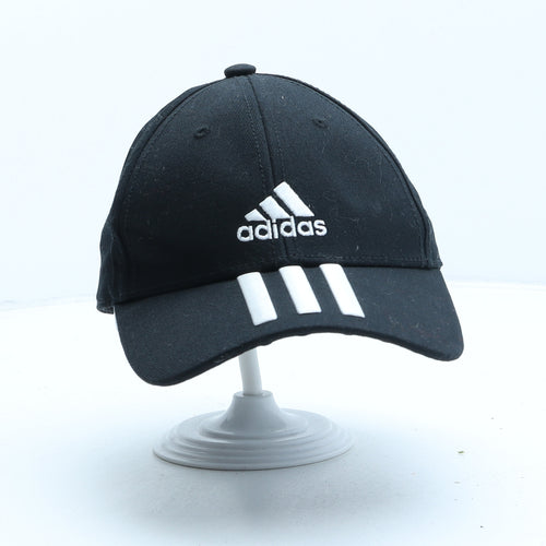 adidas Boys Black Cotton Baseball Cap One Size