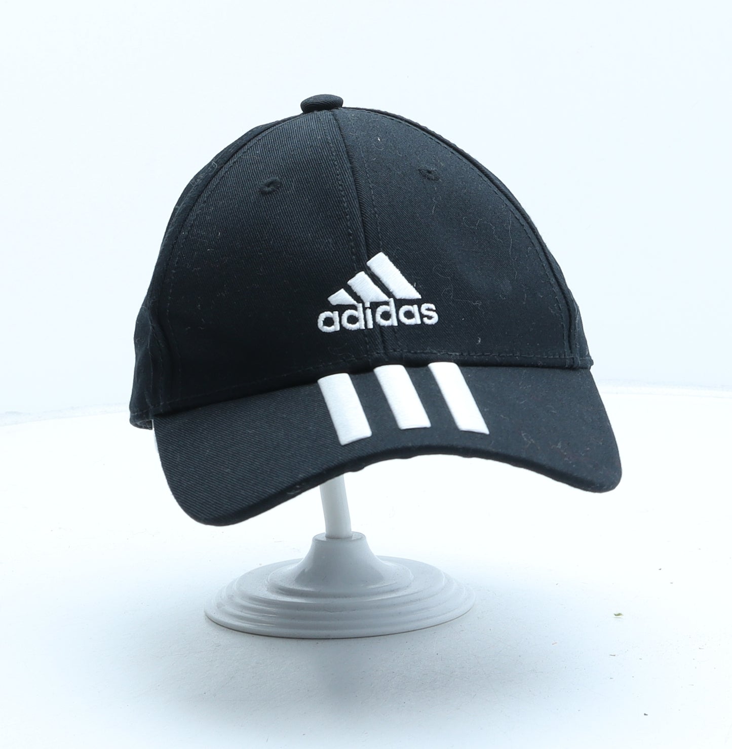 adidas Boys Black Cotton Baseball Cap One Size