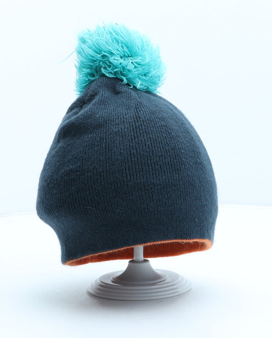 George Boys Green Acrylic Bobble Hat One Size
