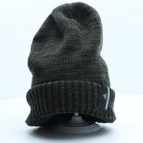 adidas by Stella McCartney Womens Green Acrylic Beanie One Size