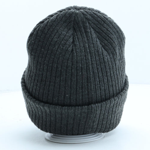 Mountain Warehouse Mens Grey Acrylic Beanie Size M