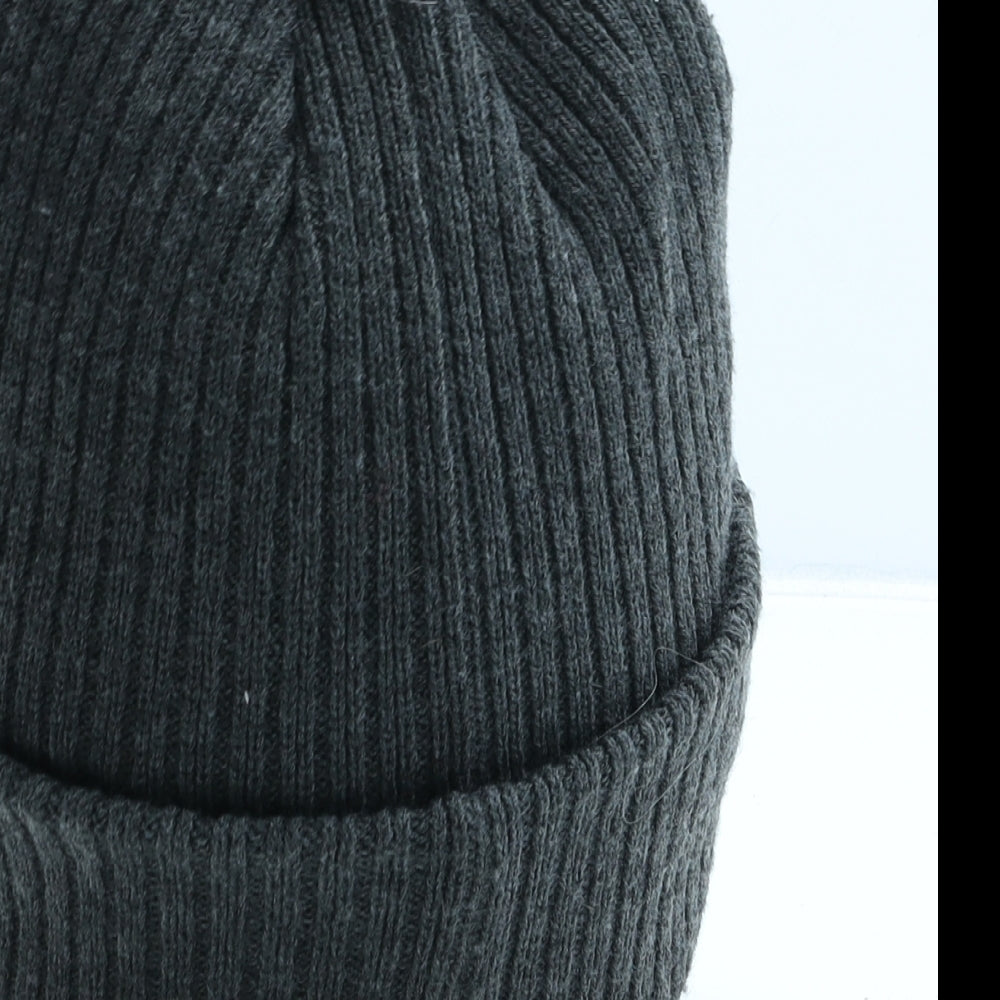 Mountain Warehouse Mens Grey Acrylic Beanie Size M